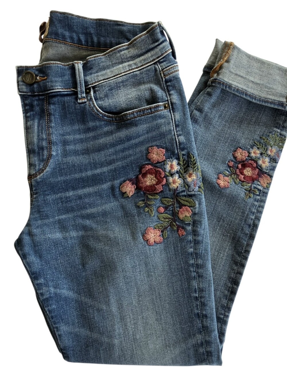 Driftwood Embroidered Jeans Size 26